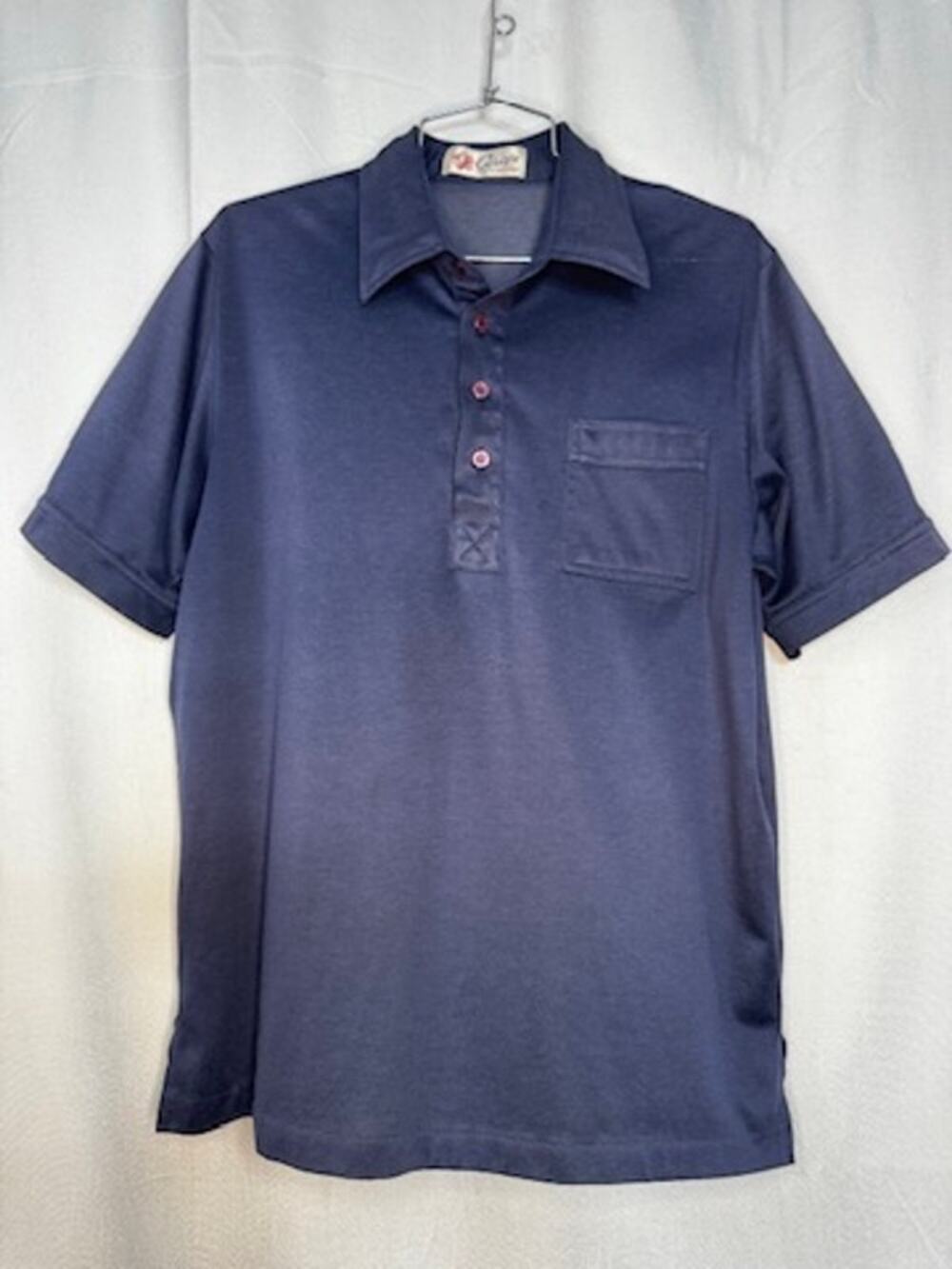 420. Cougar Golf of California Blue Short Sleeve Polo Shirt